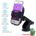 thumbnail image 3 of Cargador Qi VAK VH-112A con soporte para auto ajustable brazo chupon, 3 of 5