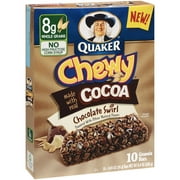 Quaker Chewy Chocolate Swirl Granola Bars, 8.4 oz