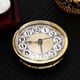 thumbnail image 5 of Elegant Round Clock Insert With Roman/Arabic Numerals Gold/Silver Trim Option Small Clock For Home Offices, 5 of 5