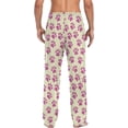thumbnail image 2 of GZHJMY Lovely Dog Claw Mens Pajama Pants, Comfortable and Soft Men&nbsp;Pajama&nbsp;Bottoms, with Pockets and Drawstring, Christmas New Year Birthday Father's Day, 2 of 7