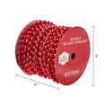 thumbnail image 5 of Plastic Bead Christmas Garland, Metallic Red, 65', by Holiday Time, 5 of 5