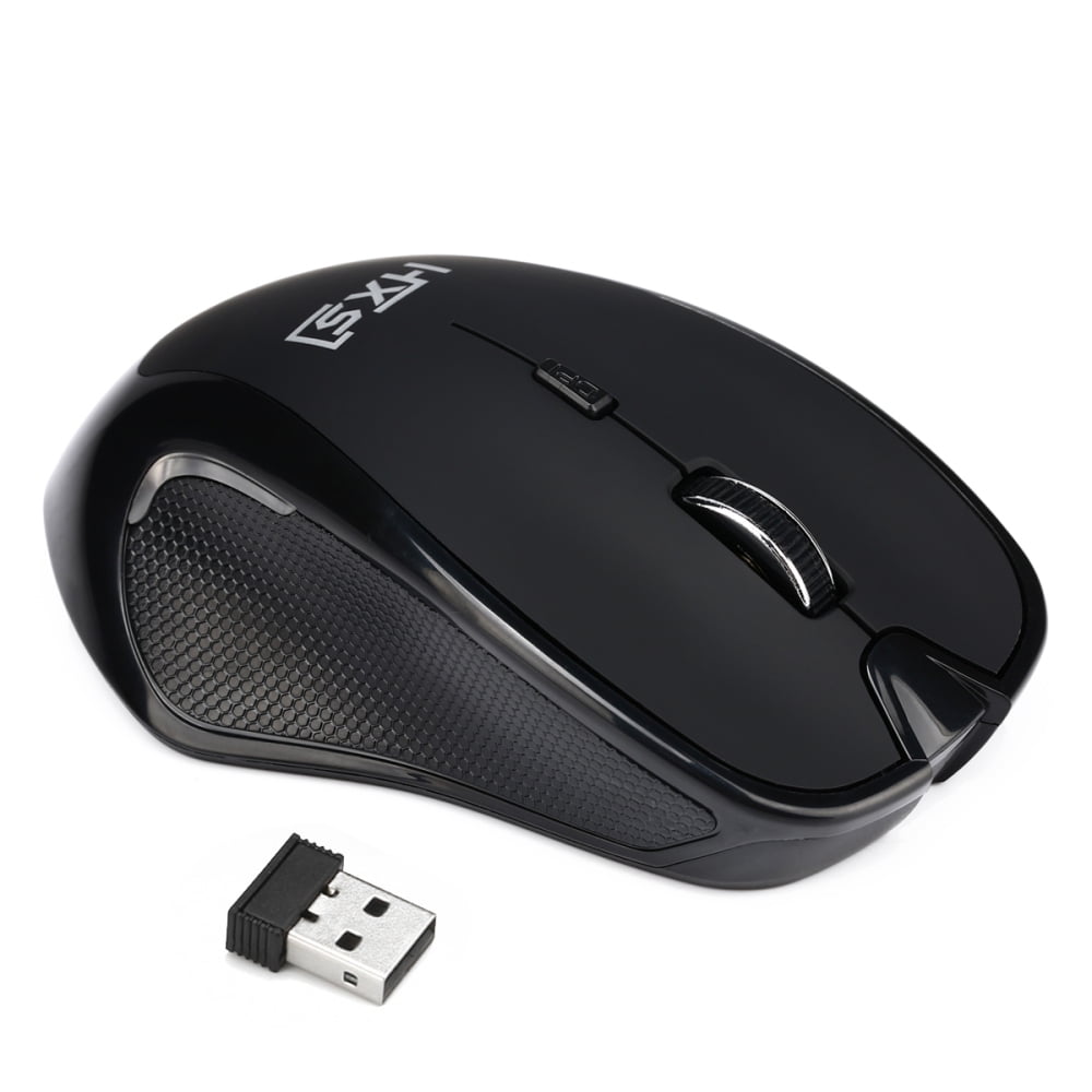 Wireless 2400DPI/CPI 6D Button Optical Mouse/Mice Adjustable USB