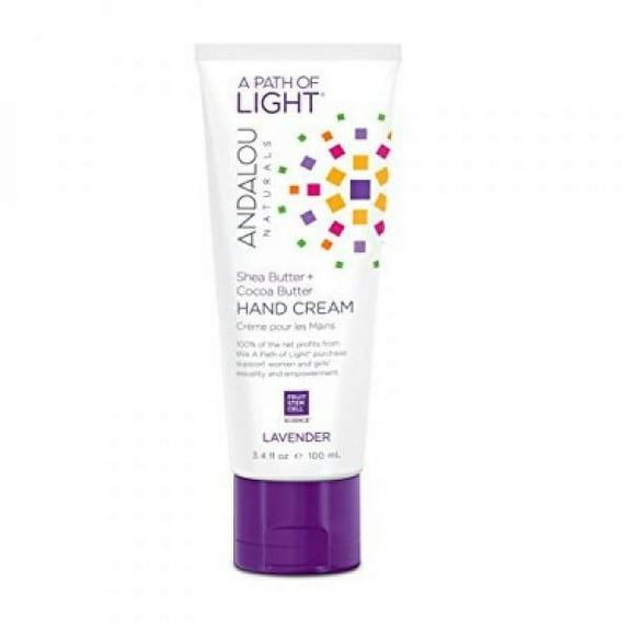 Andalou Naturals Lavender Hand Cream, 3.4 Ounce