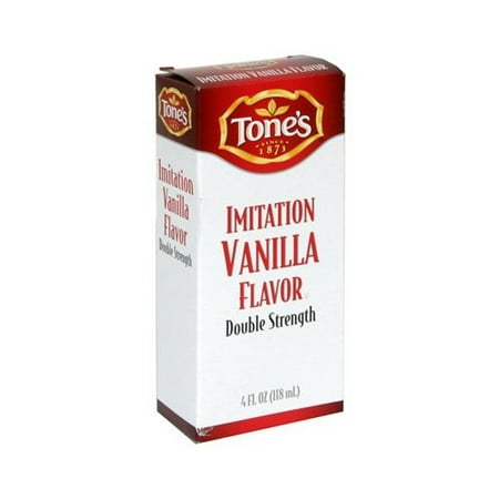 - (2 pack) Tone's Double Strength Imitation Vanilla Flavor, 4 fl oz