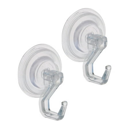 

InterDesign 16600 Suction Hook Plastic Hook Clear Base