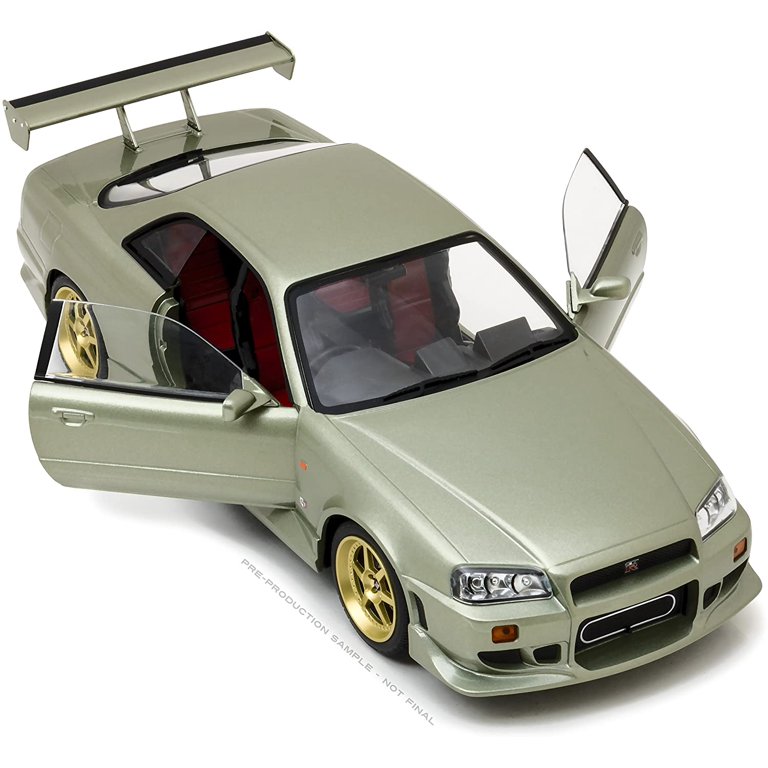 1999 Nissan Skyline GT-R (R34) Millennium Jade 1/18 Diecast Model