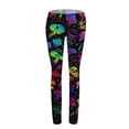 thumbnail image 3 of Halloween Print Women's Leggings Casual Full Length Base Pants Stretchy Comfortable Soft Yoga Workout Tights, 3 of 4