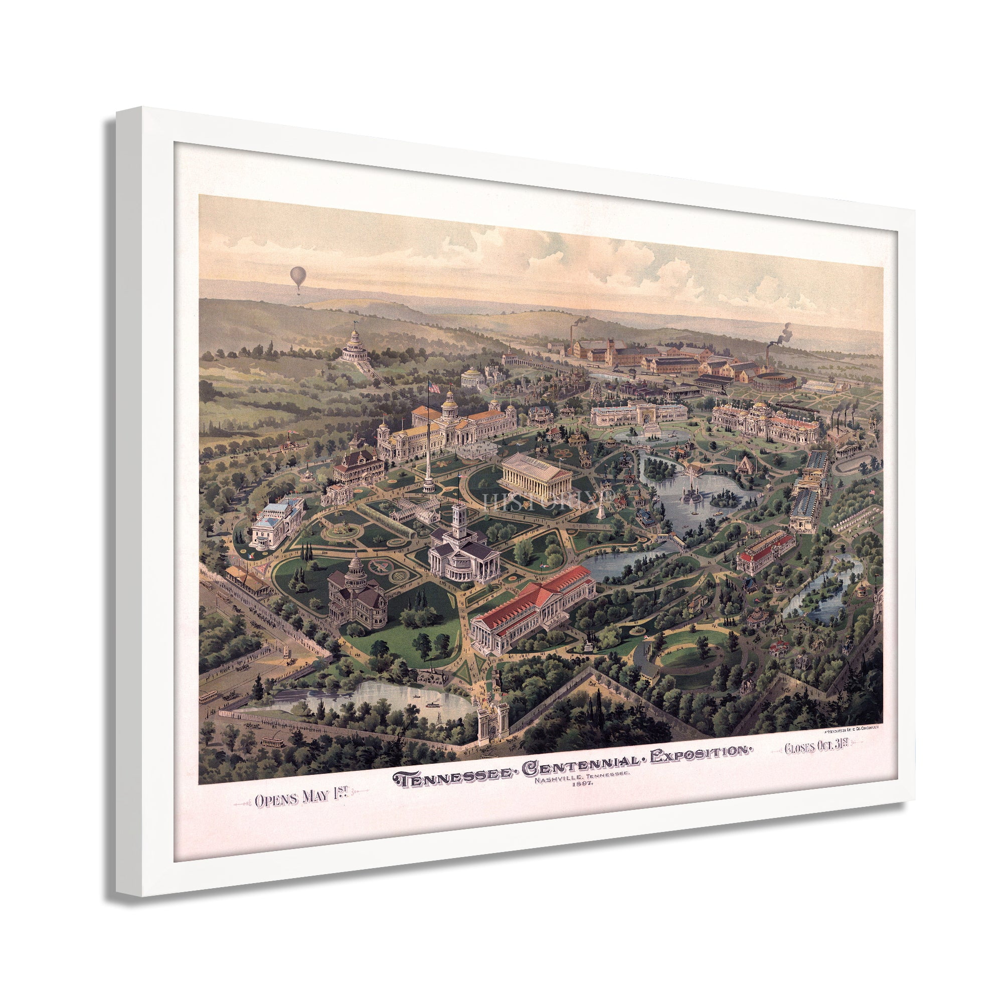 1897 Map of Nashville TN - Framed Vintage Nashville Map - Old Nashville  Wall Map - Centennial Exposition History Map of Nashville Tennessee Wall  Art Poster - Walmart.com