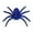 B, variant on PPKVUFD 1PCS Realistic Plastic Spider Toys Halloween Prank Props Small Size Funny Halloween Decorations