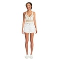 thumbnail image 2 of Madden NYC Women's Juniors High Rise Destructed Short, 2 of 5