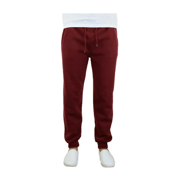 GALAXY Mens Burgundy Active Stretch Slim Fit Athletic Pants XL