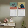 thumbnail image 4 of 2025 Cats Chillin\' with Coffee12 Monthly Coffee Cat Wall Calendar Gift for Cats Lovers, 4 of 5