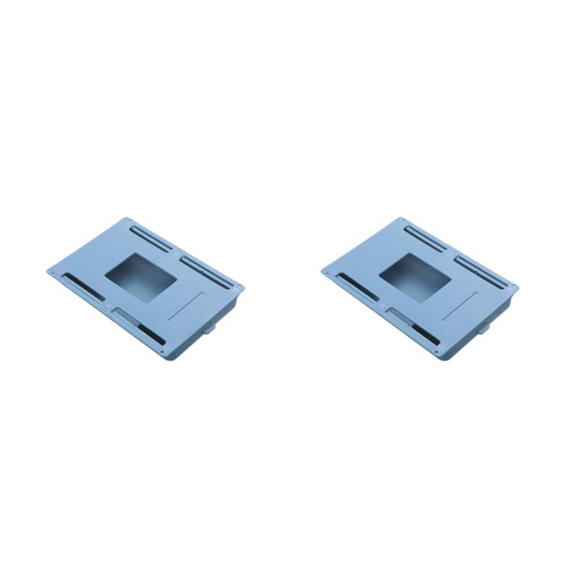 Cateissary Debajo del cajón del escritorio, caja de almacenamiento de plástico autoadhesiva, para el hogar, contenedor de lápices inferior, Type2 NO2