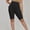 Black, variant on Juslio Shorts for Women Sporty Casual, Breathable Solid Fashion High Waist Yoga Black Shorts