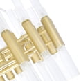 thumbnail image 2 of CWI Lighting Orgue 72 Light Transitional Metal Chandelier in Satin Gold, 2 of 5