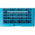 thumbnail image 4 of Carlisle FoodService Products Opticlean Glass Rack 16 Compartments with 4 Extenders for Kitchens and Restaurants, Plastic, 19.875 x 19.875 x 10.5 Inches, Carlisle Blue, 4 of 8