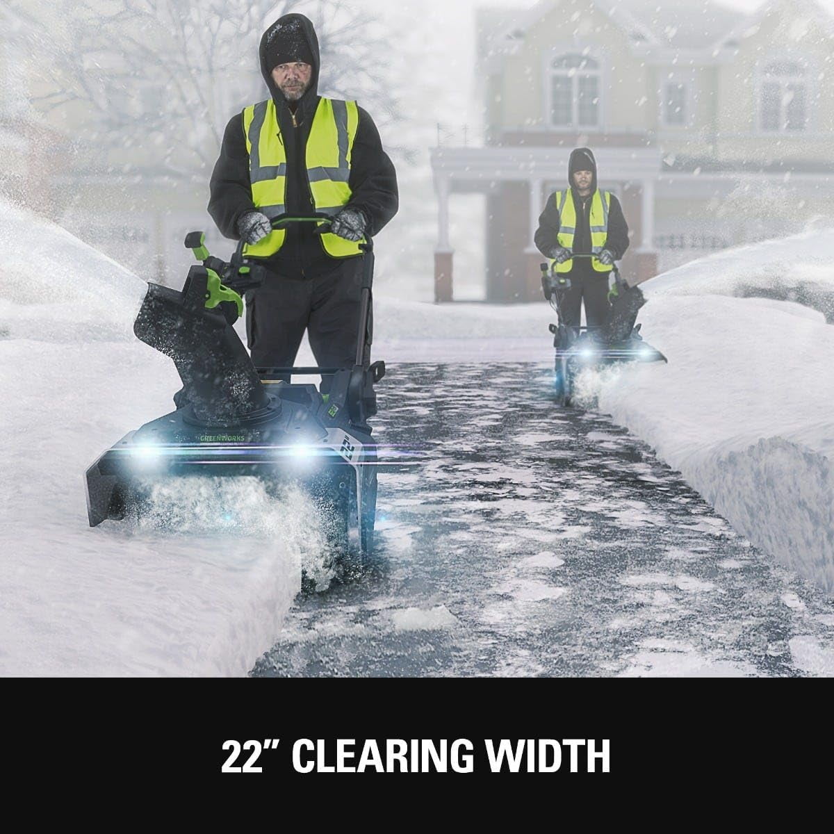 Greenworks, Snow Thrower, 82V, 22