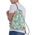 thumbnail image 3 of Drawstring Backpack - Cute Sloth on Floral Tree Splash Proof Small Drawstring Gym Bag for Women Men, Cinch Sports String Bag Backpack for Travel Swimming Beach, 3 of 8