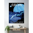 thumbnail image 2 of Europa Tourism Poster Poster Wall Art, Modern Wall Decor For Living Room Bedroom, 12x18 UNFRAMED, 2 of 3
