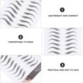 thumbnail image 2 of 12 Sheets Eyebrow Tattoos Stickers Eyebrow Transfers Stickers Shaping Sticker, 2 of 7