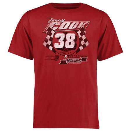 Fanatics Jerry Cook Nascar Hall Of Fame T Shirt Red Walmart Com Walmart Com