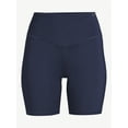 thumbnail image 3 of Free Assembly Women's High Waisted Bike Shorts, 3 of 6