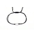 thumbnail image 3 of JUNWELL 1Pc Fashion Round Stainless Steel A-Z Initial Weaving Can Adjust Bracelet For Men, 3 of 5