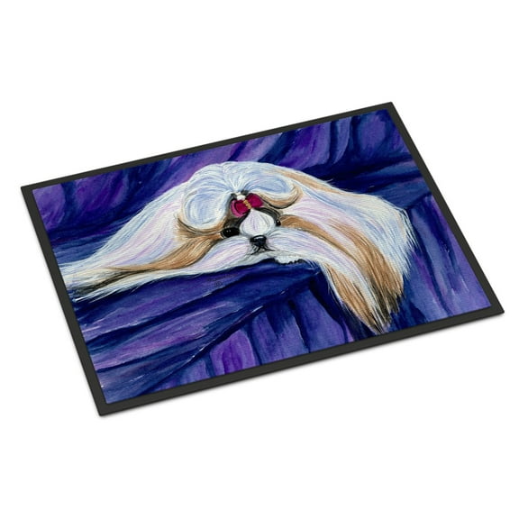 Carolines Treasures SS8605MAT Shih Tzu Doormat 18x27 27"L x 18"W multicolor