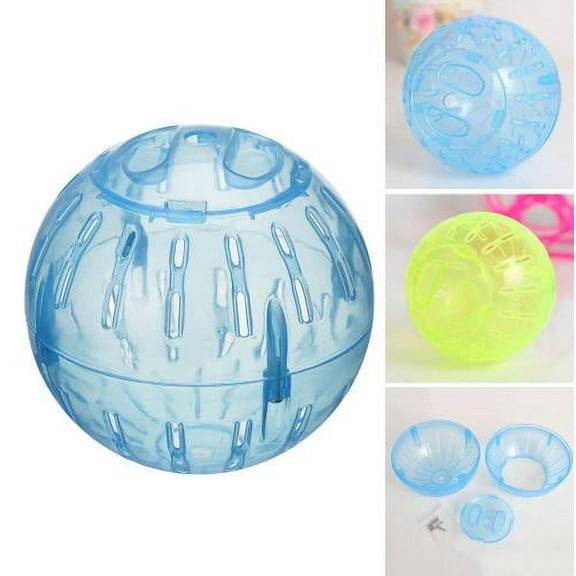 Cheers.US 4inch Hamster Ball Pet Toy Exercise Ball for Hamster Rodent Jogging Exercise Playing Plastic Ball Mini Ball for Hamster Gerbil Rat Mice