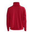thumbnail image 4 of Women Solid Color Long Sleeve Cowl Neck Pullover Sweater, 4 of 5