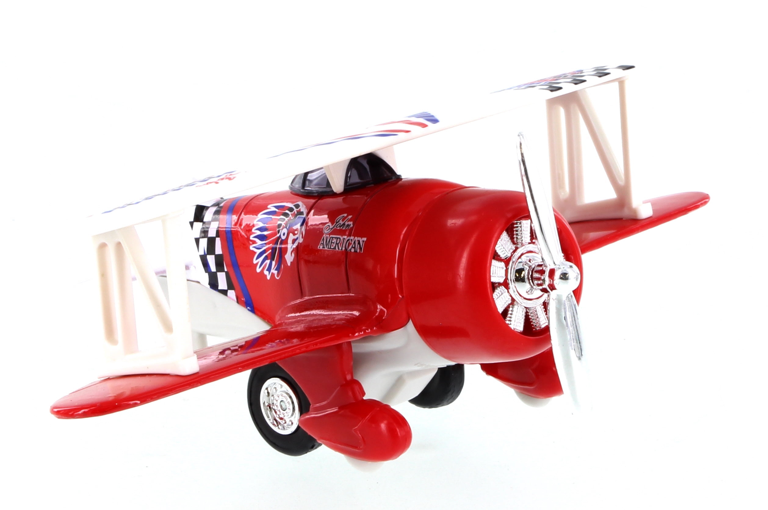 Box of 6 Classic Wing Airplane, Assortment - Showcasts 998D - 6" Scale Diecast Model Planes