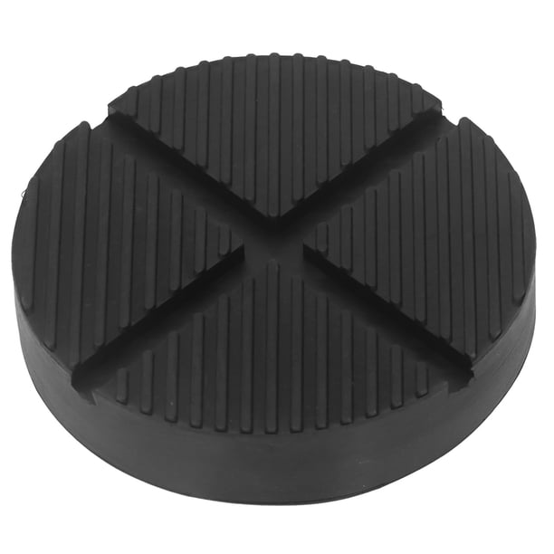 Almohadilla de goma para gato de piso de 125 mm Adaptador de almohadilla de gato universal Abrazadera Protector de riel de marco lateral de soldadura, capacidad de peso de 2 toneladas
