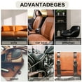 thumbnail image 7 of Unique Bargains 2 Pcs Leather Repair Patch Tape, Self Adhesive Leather Repair for Furniture Couch Sofa Car Seats Office Chair, 11.02"x8.27" Red, 7 of 7