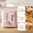 thumbnail image 5 of Maircle 2 Slice Toaster, Bread Toaster With Extra Wide Slots,6 Browning Settings, Defrost/Cancel/Bagel Button For Bagels, Waffles, Bread, 5 of 8