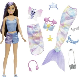 Barbie Extra Fashion Doll Collection with Styling Pieces, Bold