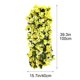 thumbnail image 3 of Guirnalda de pared colgante de flores violetas artificiales para bodas, decoración del hogar y eventos, ramos reutilizables de seda de orquídeas y glicinas, 3 of 6