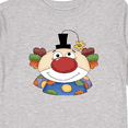 thumbnail image 4 of Inktastic Big Clown Face Boys or Girls Long Sleeve Toddler T-Shirt, 4 of 5