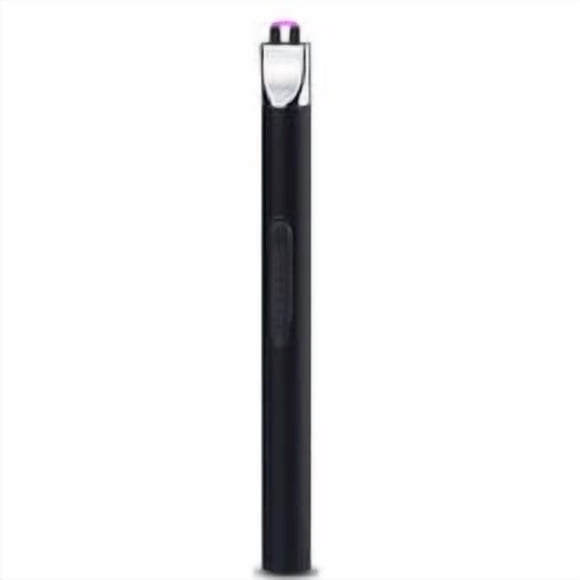 Encendedor USB con tecnología de plasma, resistente al viento, sin llama, para uso en interiores y exteriores, recargable, ideal para camping, barbacoas y viajes. Indicador de batería práctico, alter
