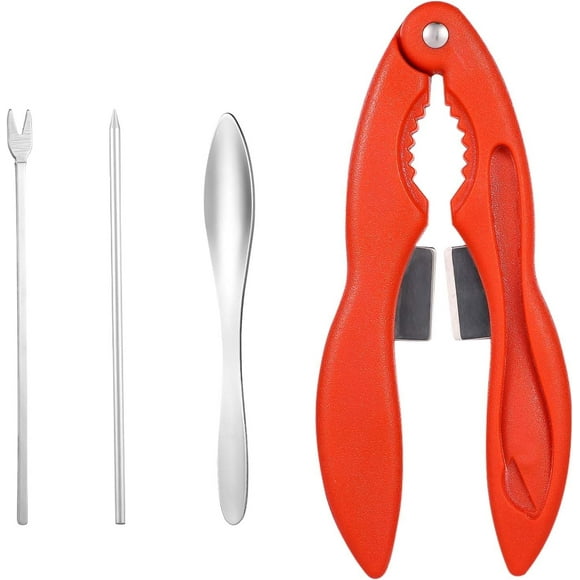 Metal Crab Leg Fork/Crab Shell Spoon, Sturdy Crab Leg Claw/Knife, Crab and Lobster