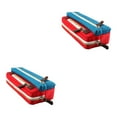 thumbnail image 1 of Guardoinrt Oxford Made Pencil Case - Durable And Waterproof Pen Bag With Multiple Layers Capacity Kawaii Red+Blue 2Set, 1 of 6
