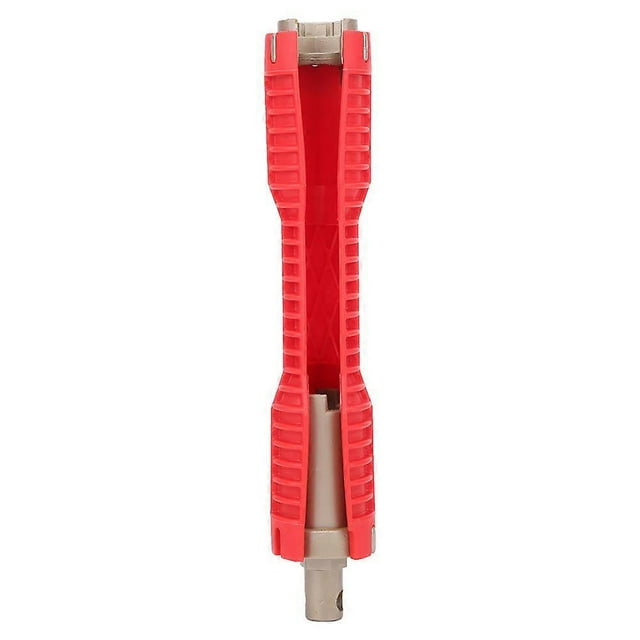 Multifunction Water Pipe Spanner Sink Faucet Socket Wrench Plumbing Tools for Home Use Red