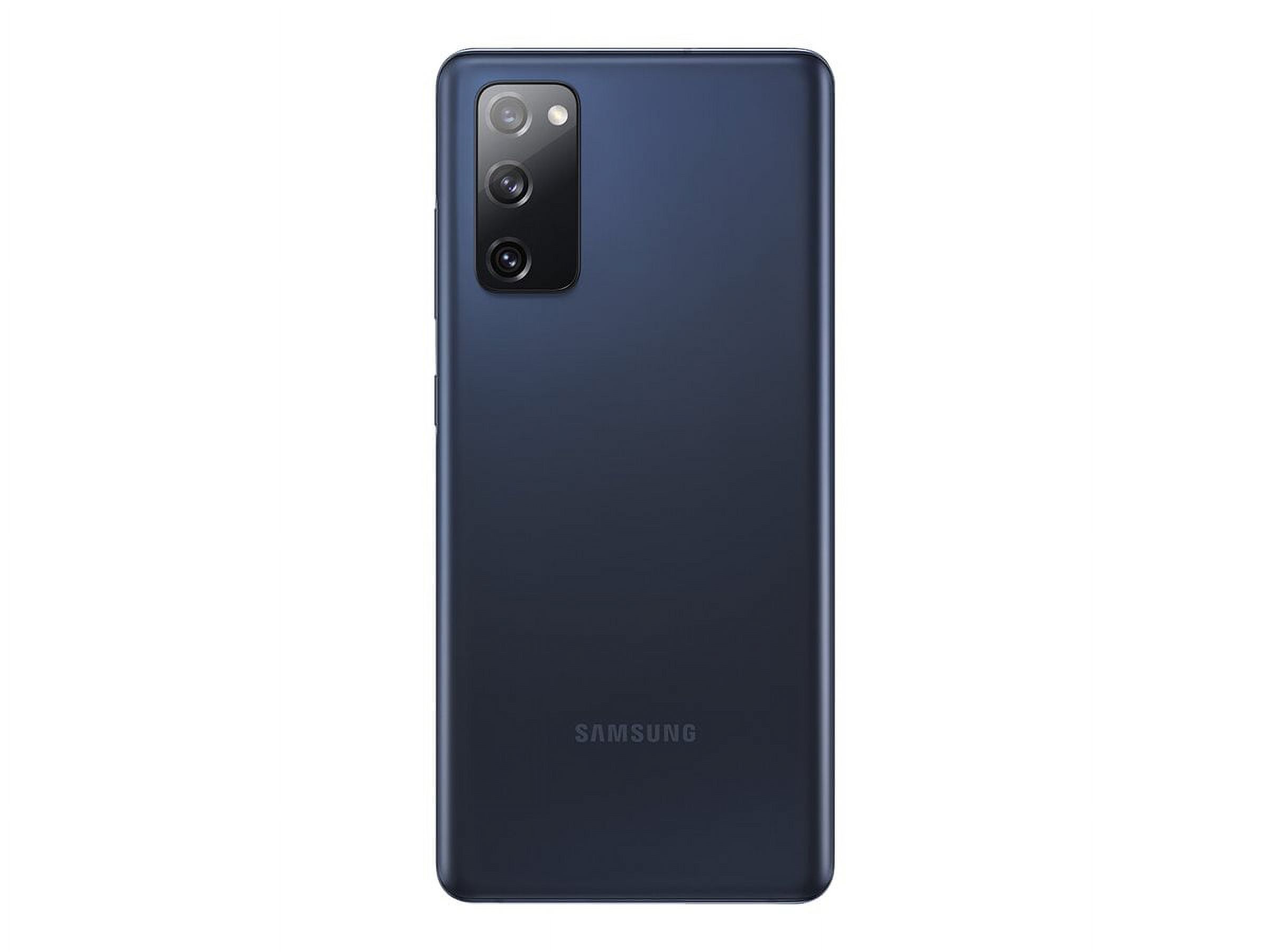Samsung Galaxy S20 FE 5G - 5G smartphone - RAM 6 GB / Internal Memory 128 GB - microSD slot - OLED display - 6.5" - 2400 x 1080 pixels (120 Hz) - 3x rear cameras 12 MP, 12 MP, 8 MP - front camera 32 MP - AT&T - cloud navy - image 3 of 7