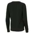 thumbnail image 3 of Women's Antigua Heather Black Missouri Tigers Varsity V-Neck Tri-Blend Pullover Sweatshirt, 3 of 3