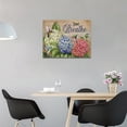 thumbnail image 3 of Farmhouse Colorful Hydrangea Flower Bathroom Decor Wall Art Just Breathe Rustic Hummingbird Floral Wall Decor Christian Pictures Canvas Painting Print Artwork Framed for Bathroom Bedroom 16"x12", 3 of 6