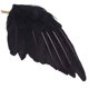 thumbnail image 3 of Paquete de 2 cuervos de plumas negras de gran tamaño hechos a mano para decoraciones de Halloween, 3 of 5