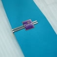 thumbnail image 2 of The Queen is Here Crown Royalty Square Tie Bar Clip Clasp Tack- Silver or Gold, 2 of 4