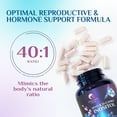thumbnail image 6 of Myo Inositol Supplement & D Chiro, Premium 40:1 Ratio Myo-Inositol & D-Chiro, Natural Balance & Ovarian Health Support, Vitamin B8 Supplement - 60 Capsules (30 Day Supply), 6 of 9