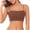 Coffee, variant on Sports Bras for Women Padded Spaghetti Strap Sleeveless Crop Tank Tops Wireless Square Neck Cami Workout Bra for Training Fitness Running Yoga