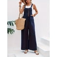 thumbnail image 1 of Combinaison Longue Sans Manches Boho, Combinaison Ample Décontractée avec Poches, Vêtements pour Femmes, 1 of 14