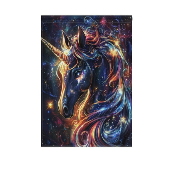 An Enchanting Unicorn Garden Flag Double Sided Outdoor Banners Yard Flags for Garden Home Holiday Decorations